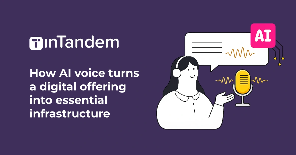How native AI voice turns a digital offering into essential infrastructure