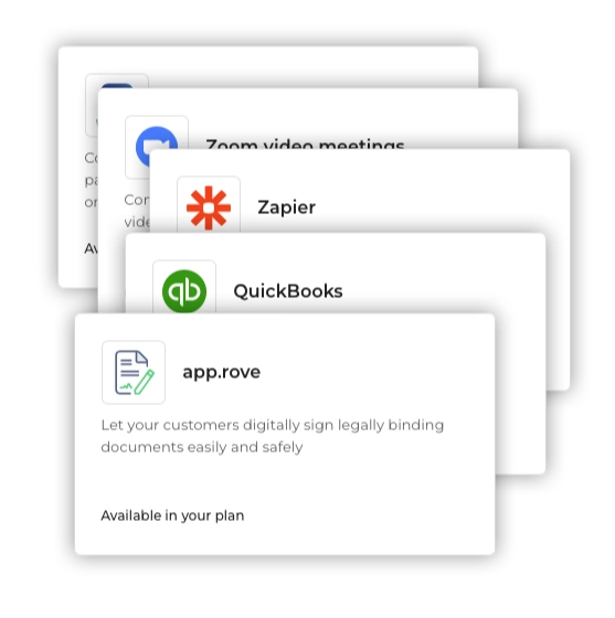 Tech stack integrations inTandem